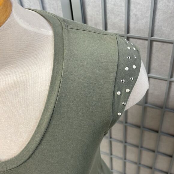 Tristan Tank Top, Women’s Extra Small, Green. - Picture 2 of 8